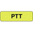 Label Paper Permanent Ptt 1 1/4" X 3/8" Fl. Yellow 1000 Per Roll