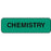 Label Paper Permanent Chemistry 1 1/4" X 3/8" Green 1000 Per Roll