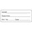 Label Paper Permanent Name___ Specimen 2" X 3/4" White 1000 Per Roll