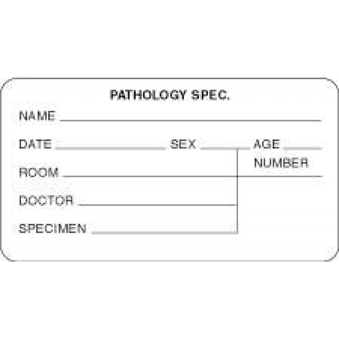 Lab Communication Label (Paper, Permanent) Pathology Spec. Name 3