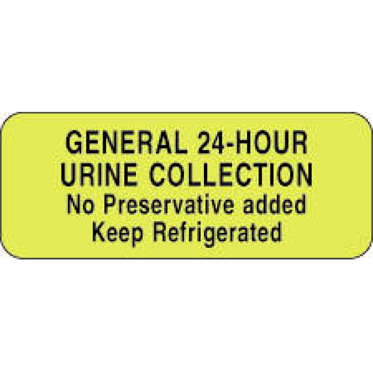 Single Color Lab Notice Lab Communication Label (Paper, Permanent) General 24-Hour 2 1/4