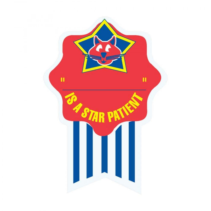 Label Pediatric Award Sticker Paper Permanent ___ Is A Star Patient Red 250 Per Roll