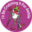 Label Pediatric Award Sticker Paper Permanent Ill Be Crutching Purple 250 Per Roll