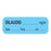 Anesthesia Label With Date, Time, And Initial Paper Permanent Dilaudid Mg/Ml 1 1/2" X 1/2" Blue 1000 Per Roll