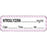 Anesthesia Label With Date, Time, And Initial Paper Permanent Nitroglycerin Mg/Ml 1 1/2" Core 1 1/2" X 1/2" White With Violet 1000 Per Roll