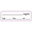 Anesthesia Label With Date, Time, And Initial Paper Permanent ___ Mg/Ml 1 1/2" X 1/2" White With Violet 1000 Per Roll