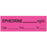 Anesthesia Tape With Date, Time, And Initial Removable Epedrine Mg/Ml 1" Core 1/2" X 500" Imprints Fl. Pink 333 500 Inches Per Roll