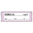 Anesthesia Tape With Date, Time, And Initial Removable Esmolol Mg/Ml 1" Core 1/2" X 500" Imprints White With Violet 333 500 Inches Per Roll