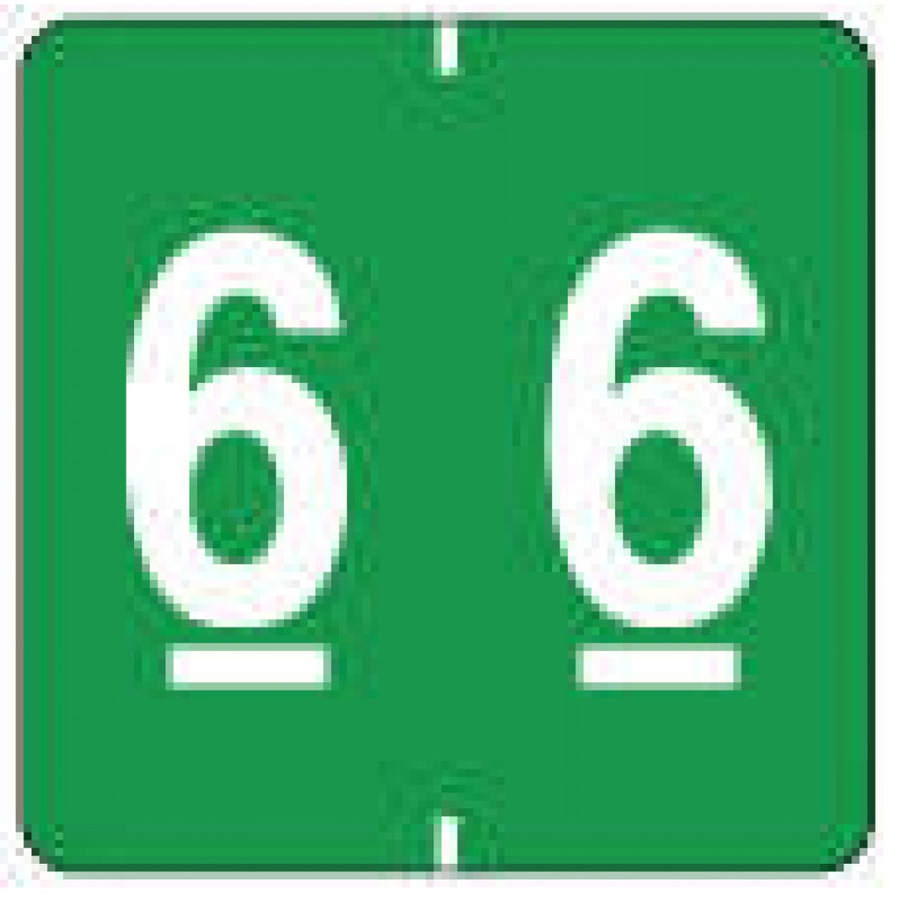 Smead Compatible Dcc Color-Code Label Numeric Compatible Series 1 1/2" X 1 1/2" 1000/Roll