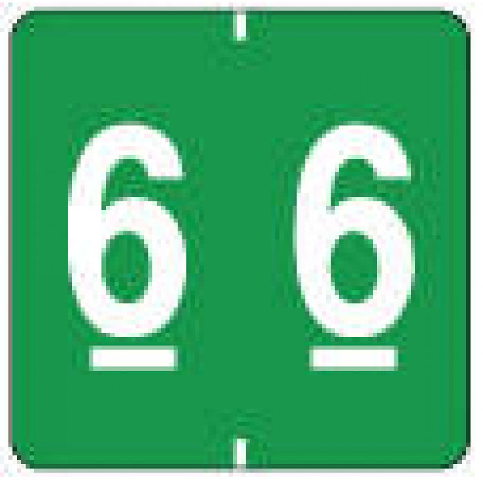 Smead Compatible Dcc Color-Code Label Numeric Compatible Series 1 1/2" X 1 1/2" 1000/Roll