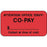 Label Paper Permanent Attention Office 1 5/8" X 7/8" Fl. Red 1000 Per Roll