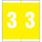 Acme Compatible Color-Code Label Mylar Coated For Durability 1 1/2"W X 1 11/16"H 500/Roll