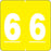 Ames Compatible Color-Code Label Numeric Compatible Series 1 7/8" X 1 7/8" 1000/Roll