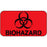 Label Paper Permanent Biohazard 1 5/8" X 7/8" Fl. Red 1000 Per Roll