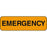 Label Paper Permanent Emergency 1 1/4" X 3/8" Fl. Orange 1000 Per Roll
