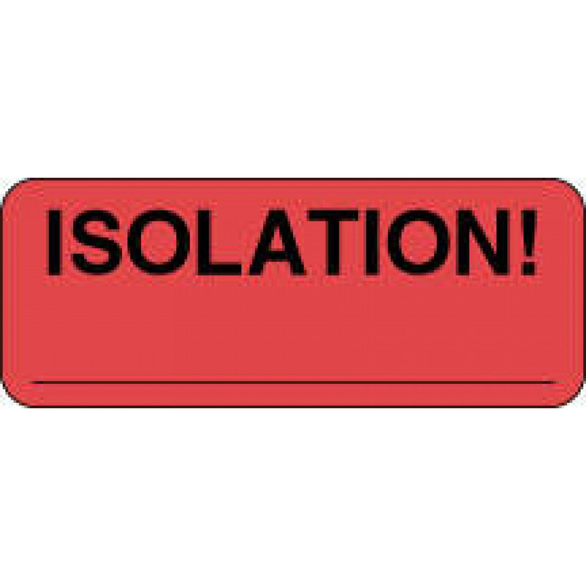 Label Paper Permanent Isolation! 2 1/4