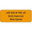 Label Paper Permanent Last Box In This Lot 2 1/4" X 7/8" Fl. Orange 1000 Per Roll