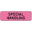 Label Paper Permanent Special Handling 1 1/4" X 3/8" Fl. Pink 1000 Per Roll