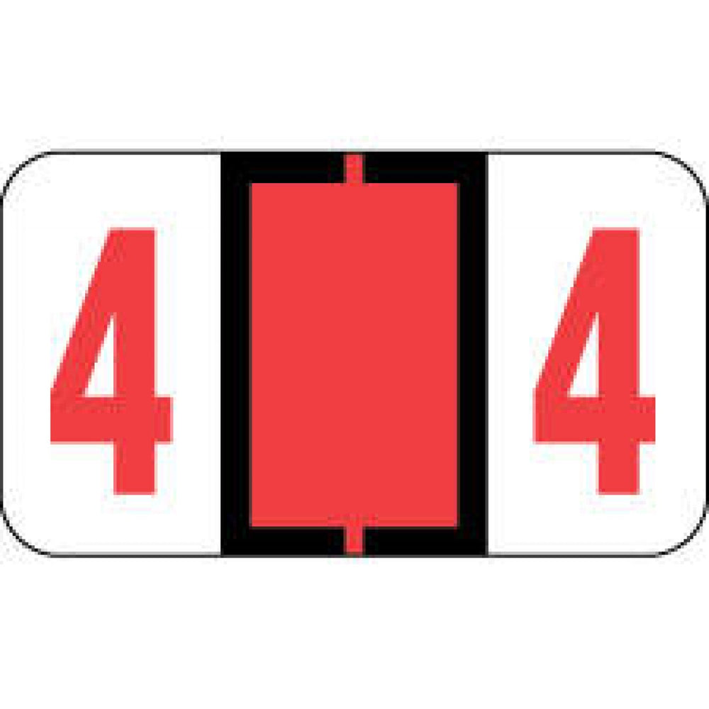 Pos Compatible Color-Code Label Numeric Compatible Series 1 5/8" X 15/16" 500/Roll