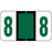 Pos Compatible Color-Code Label Numeric Compatible Series 1 5/8" X 15/16" 500/Roll