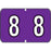 Purple 500/Roll 1 1/2" X 1"