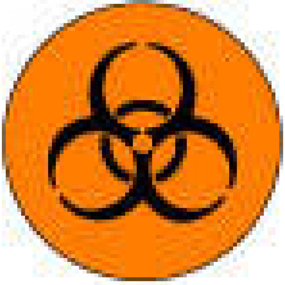Label Paper Permanent Fl. Orange 1000 Per Roll