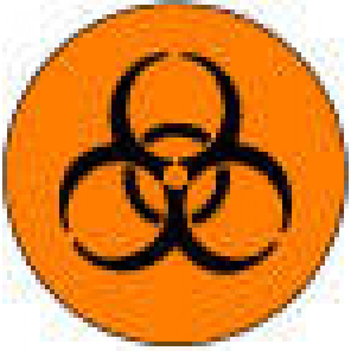 Label Paper Permanent Fl. Orange 1000 Per Roll
