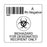 Label Isbt 128 Synthetic Permanent "A Rh Negative'' Core 2" X 2" White 500 Per Roll