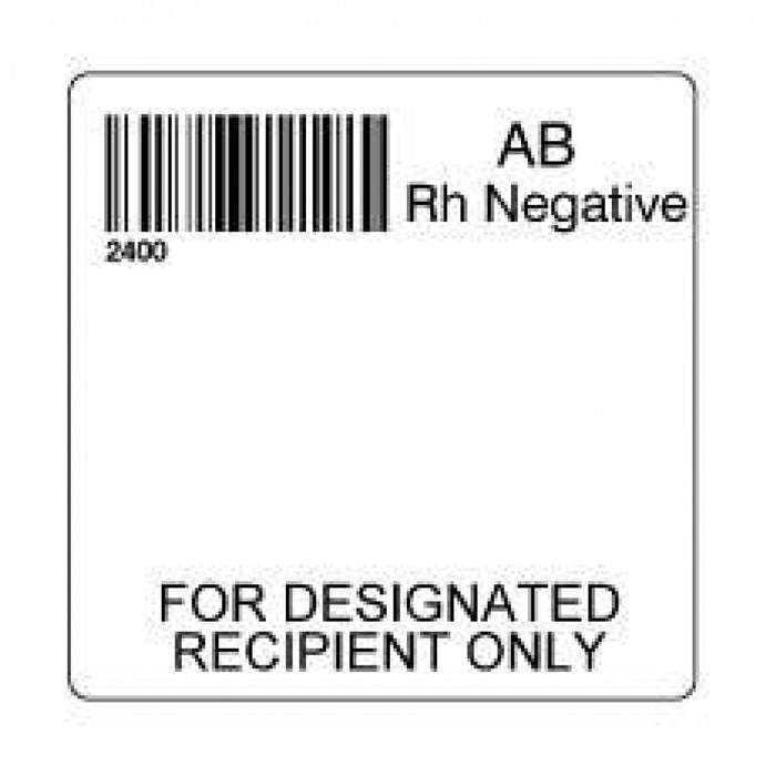 Isbt 128 Label (Synthetic, Permanent) 