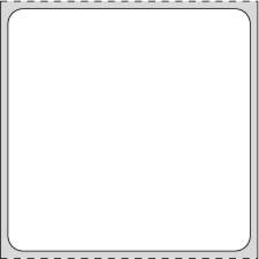 Label Isbt 128 Thermal Transfer Synthetic Permanent 3'' Core 2" X 2" White 2700 Per Roll