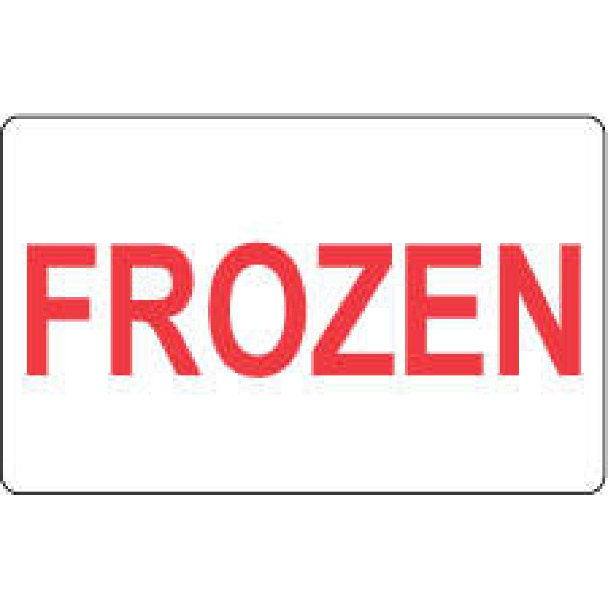 Lab Communication Label (Paper, Permanent) Frozen 4