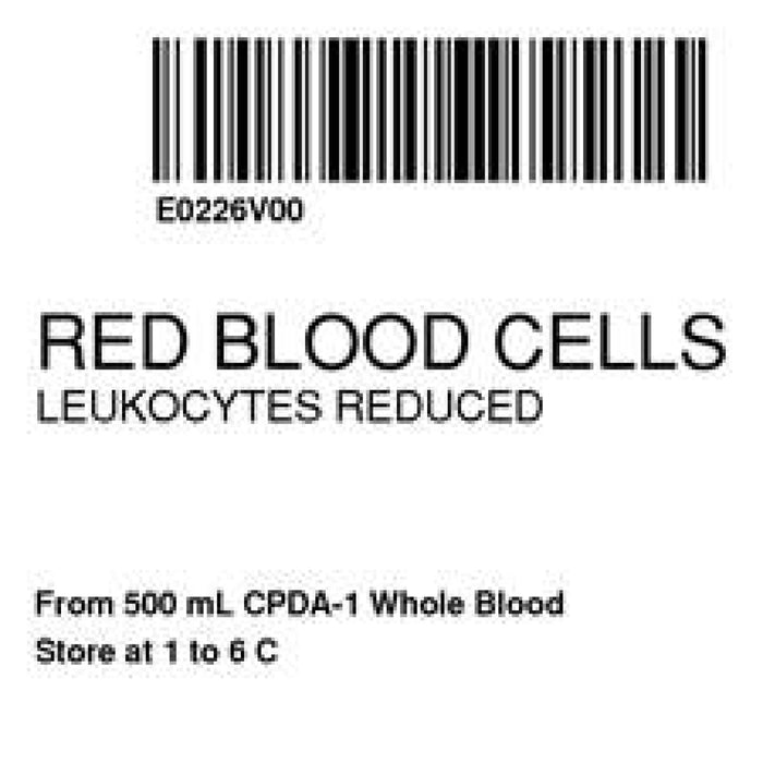 Label Isbt 128 Synthetic Permanent "Red Blood Cells'' Core 2" X 2" White 500 Per Roll