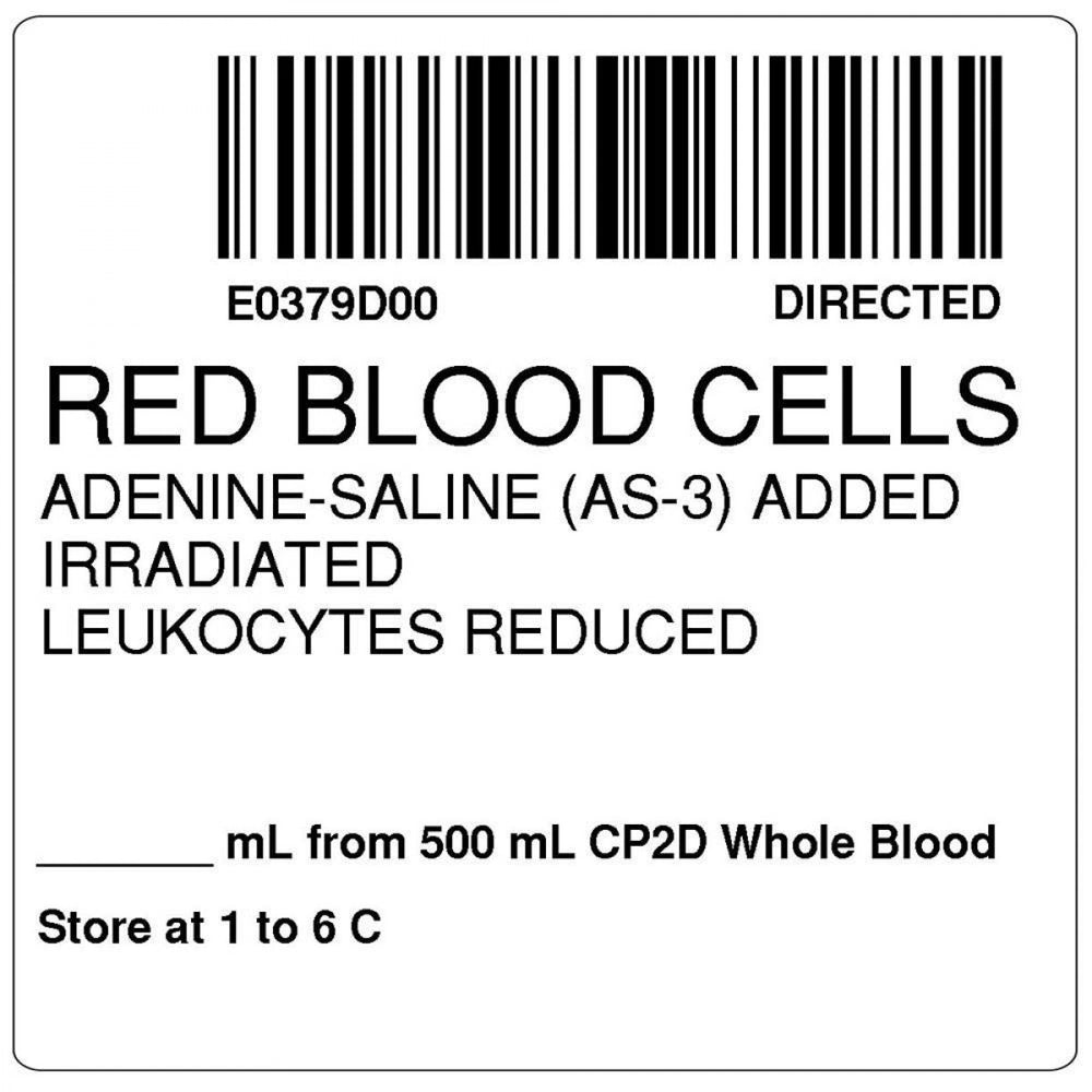 Isbt 128 Label (Synthetic, Permanent) 