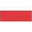 Spee-D-Tape Tape Removable 1" Core 3/4" X 500" Imprints Fl. Red 500 Inches Per Roll