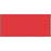 Spee-D-Tape Tape Removable 3" Core 1" X 2160" Imprints Red 2160 Inches Per Roll