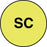 Label Paper Permanent Sc Fl. Yellow 1000 Per Roll