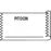 Tape Removable Pitocin ___ 1" Core 1/2" X 500" Imprints White 333 500 Inches Per Roll