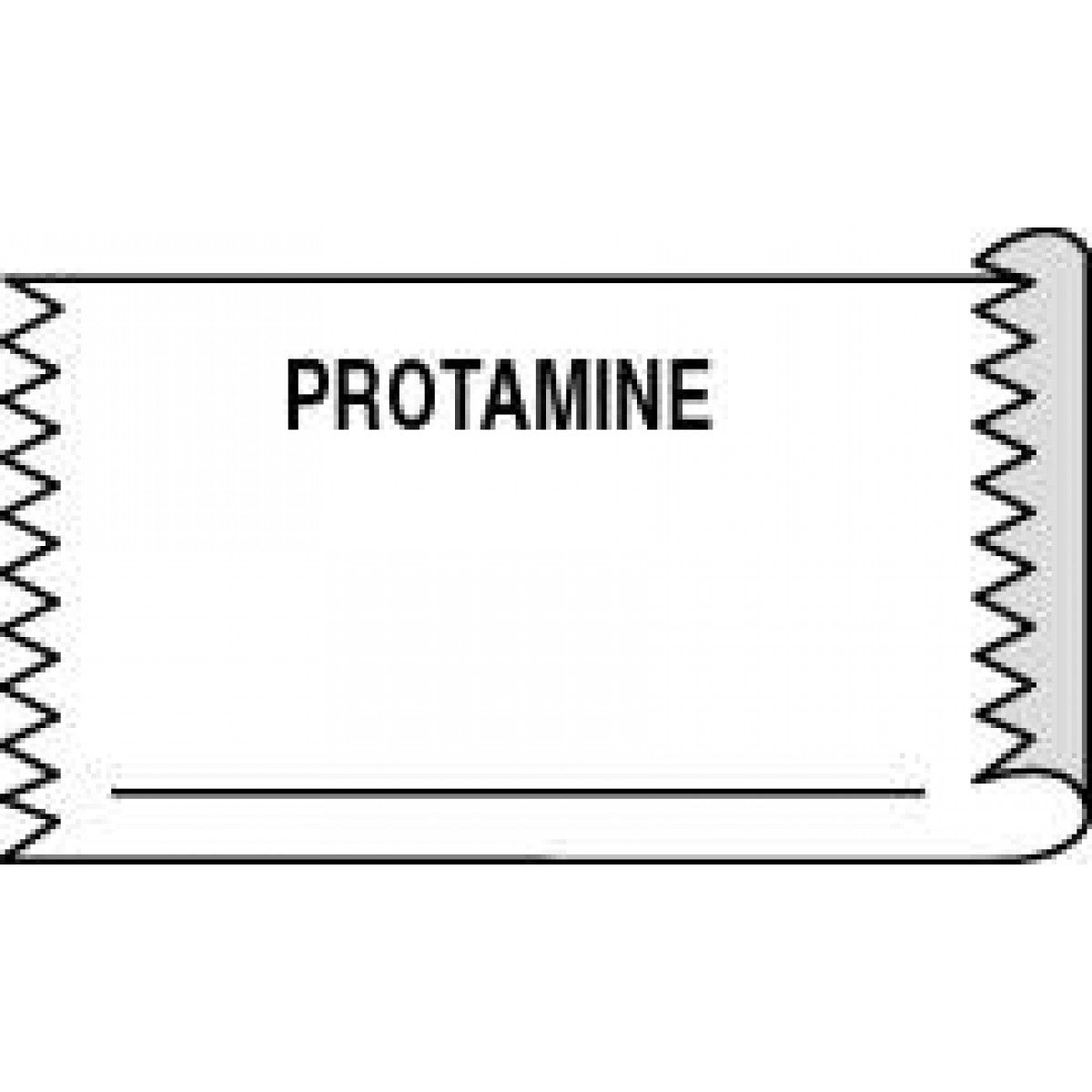 Anesthesia Tape (Removable) Protamine 1/2" X 500" 333 Imprints Whi