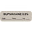 Anesthesia Label With Date, Time, And Initial Paper Permanent "Bupivacaine 0.5%" Core 1 1/2" X 1/2" Gray 1000 Per Roll