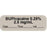 Anesthesia Label With Date, Time, And Initial | Tall-Man Lettering Paper Permanent "Bupivacaine 0.25% 2.5" Core 1 1/2" X 1/2" Gray 1000 Per Roll