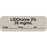 Anesthesia Label With Date, Time, And Initial | Tall-Man Lettering Paper Permanent "Lidocaine 2% 20 Mg/Ml" Core 1.5" X 0.5" Gray 1000 Per Roll