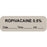 Anesthesia Label With Date, Time, And Initial Paper Permanent "Ropivacaine 0.5%" Core 1.5" X 0.5" Gray 1000 Per Roll