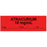 Anesthesia Tape With Date, Time, And Initial Removable "Atracurium 10 Mg/Ml" 1" Core 0.5" X 500" Fl. Red 333 Imprints 500 Inches Per Roll