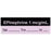 Anesthesia Tape With Date, Time, And Initial | Tall-Man Lettering Removable "Epinephrine 1 Mcg/Ml" 1" Core 0.5" X 500" Violet And Black 333 Imprints 500 Inches Per Roll