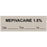 Anesthesia Tape With Date, Time, And Initial Removable "Mepivacaine 1.5%" 1" Core 0.5" X 500" Gray 333 Imprints 500 Inches Per Roll