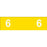 Ames Compatible Color-Code Label Mylar Coated For Durabilitysmall Numeric Compatible Series 1 3/4"W X 1/2"H 1,000/Roll