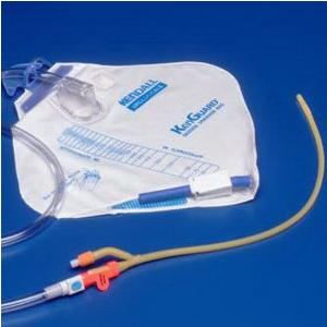 Kendall KenGuard Add-A-Cath Foley Catheterization Tray with 10cc Prefilled Syringe and Drain Bag