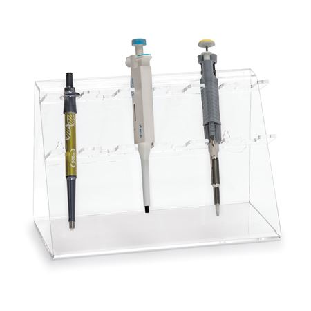 6-Place Pipettor Holder with Hanger 6-Place Pipettor Holder with Hanger - 11.688"W x 8.125"D x 7.75"H