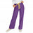 Medline AngelStat Unisex Reversible Drawstring Waist Scrub Pants - AngelStat Unisex Reversible Drawstring Waist Scrub Pants with Angelica Color-Coding, Size L Regular Inseam, Regal Purple - 600NRPL-CA