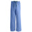  AngelStat Unisex Reversible Drawstring Waist Scrub Pants with Medline Color-Coding, Ceil Blue, Size XS